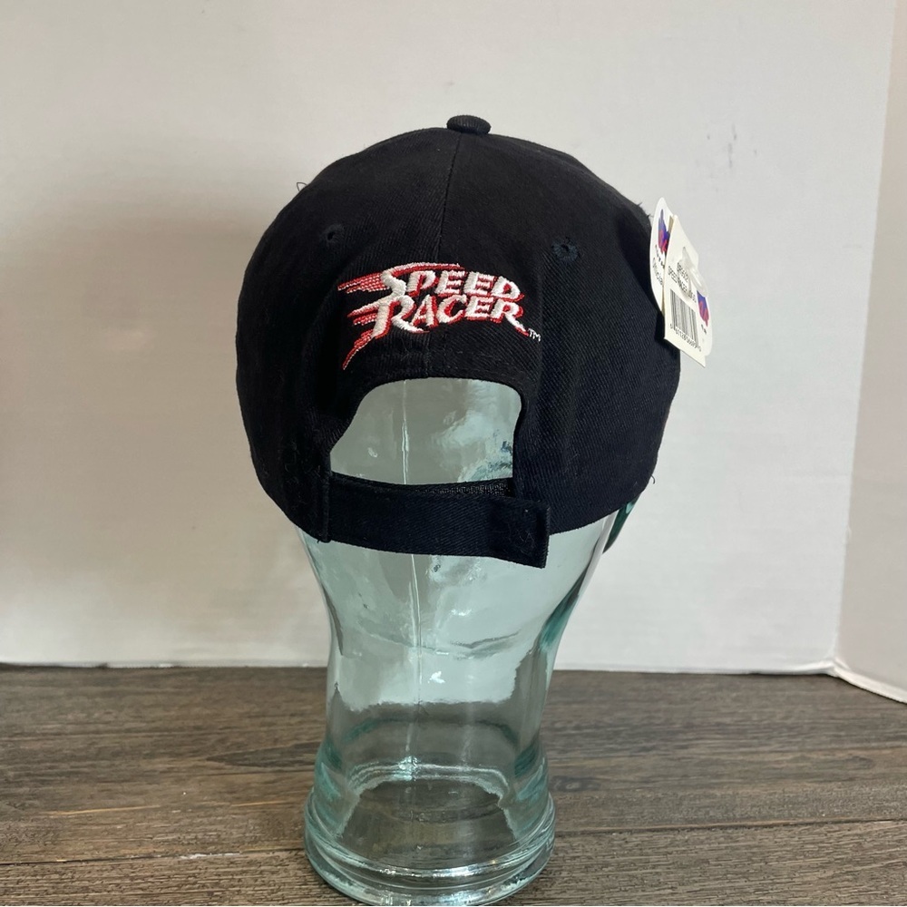 Speed Racer Embroidered Black Cap. Racewear. OS. NWT. - Picture 4 of 12
